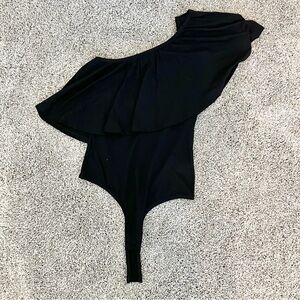 ASOS One-Shoulder Ruffle Bodysuit